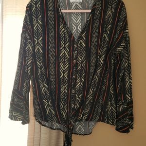 Button up top